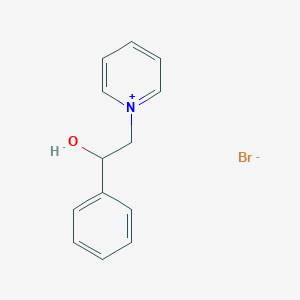 molecular formula C13H14BrNO B8094902 1-(2-Hydroxy-2-phenylethyl)pyridin-1-ium bromide CAS No. 6318-99-6