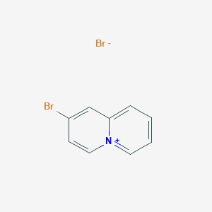 molecular formula C9H7Br2N B8094918 2-Bromoquinolizin-5-ium;bromide 