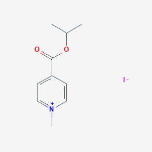 molecular formula C10H14INO2 B8095136 Propan-2-yl 1-methylpyridin-1-ium-4-carboxylate;iodide 