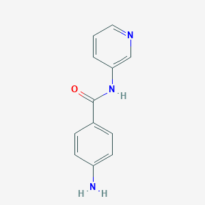 molecular formula C12H11N3O B080952 4-氨基-N-吡啶-3-基苯甲酰胺 CAS No. 13160-59-3