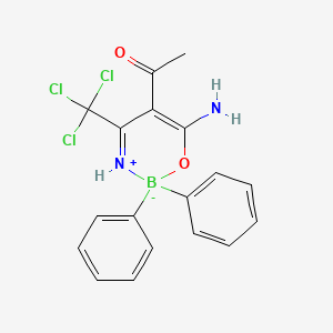 molecular formula C18H16BCl3N2O2 B8095273 Nlrp3-IN-nbc6 