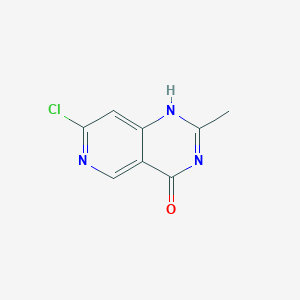 molecular formula C8H6ClN3O B8095346 CID 133054083 