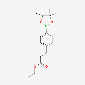 Ethyl 3-(4-(4,4,5,5-tetramethyl-1,3,2-dioxaborolan-2-yl)phenyl)propanoate