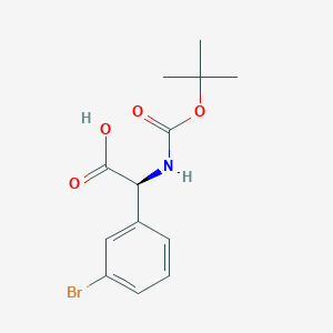 Boc-(s)-2-amino-2-(3-bromophenyl)acetic acid