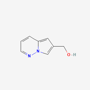 molecular formula C8H8N2O B8095451 Pyrrolo[1,2-b]pyridazin-6-ylmethanol 