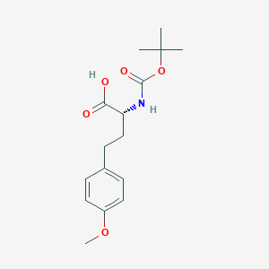 molecular formula C16H23NO5 B8095470 N-Boc-4-methoxy-D-homophenylalanine 