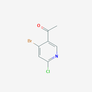 1-(4-Bromo-6-chloropyridin-3-yl)ethanone