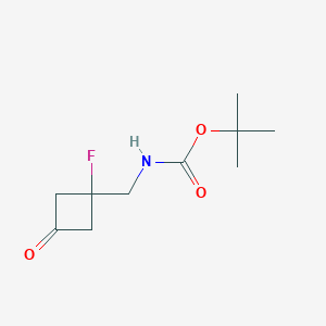 tert-Butyl ((1-fluoro-3-oxocyclobutyl)methyl)carbamate