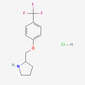 2-(4-Trifluoromethylphenoxymethyl)pyrrolidine HCl