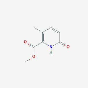 molecular formula C8H9NO3 B8095532 Methyl 6-hydroxy-3-methylpicolinate 