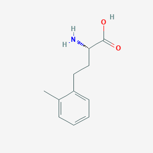 molecular formula C11H15NO2 B8095580 2-Methyl-L-homophenylalanine 