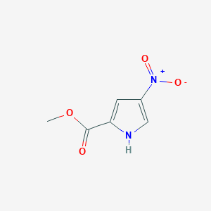 molecular formula C6H6N2O4 B080956 4-硝基-1H-吡咯-2-甲酸甲酯 CAS No. 13138-74-4