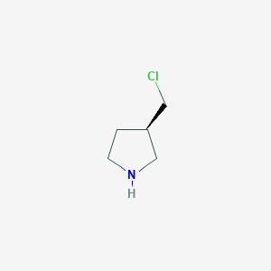 molecular formula C5H10ClN B8095648 (R)-3-(Chloromethyl)pyrrolidine CAS No. 1187927-17-8