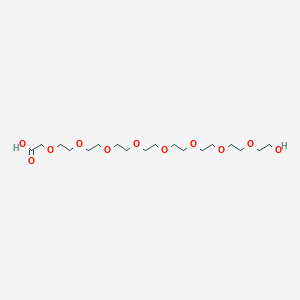 molecular formula C18H36O11 B8095745 HO-Peg8-CH2cooh 