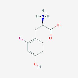 molecular formula C9H10FNO3 B8095748 (2R)-2-azaniumyl-3-(2-fluoro-4-hydroxyphenyl)propanoate 