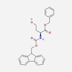 molecular formula C26H25NO5 B8095763 N-Fmoc-L-homoserine benzyl ester 