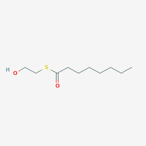 molecular formula C10H20O2S B8095791 Octanethioic acid S-(2-hydroxyethyl) ester 