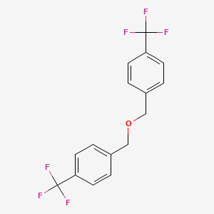 molecular formula C16H12F6O B8095825 4,4'-[Oxybis(methylene)]bis(trifluoromethylbenzene) 