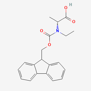 molecular formula C20H21NO4 B8095906 N-Fmoc-N-ethyl-D-alanine 