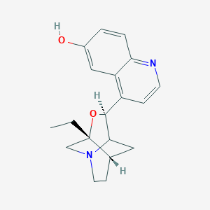 molecular formula C19H22N2O2 B8095999 4-[(3R,5S,8S)-3-ethyl-4-oxa-1-azatricyclo[4.4.0.03,8]decan-5-yl]quinolin-6-ol 