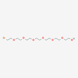 molecular formula C14H29BrO7 B8096006 Bromo-PEG7-alcohol 