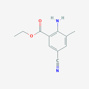 Ethyl 2-amino-5-cyano-3-methylbenzoate