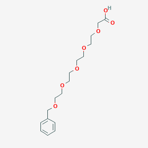 molecular formula C17H26O7 B8096118 BnO-PEG4-CH2COOH CAS No. 86259-56-5