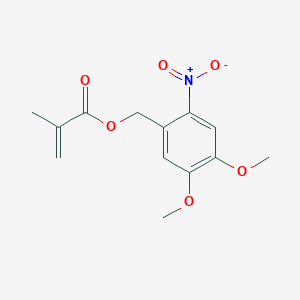 molecular formula C13H15NO6 B8096185 4,5-Dimethoxy-2-nitrobenzyl methacrylate 