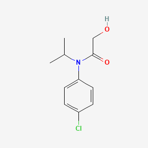 molecular formula C11H14ClNO2 B8096187 N-(4-chlorophenyl)-2-hydroxy-N-isopropylacetamide 