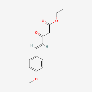 4-Pentenoic acid, 5-(4-methoxyphenyl)-3-oxo-, ethyl ester, (E)-