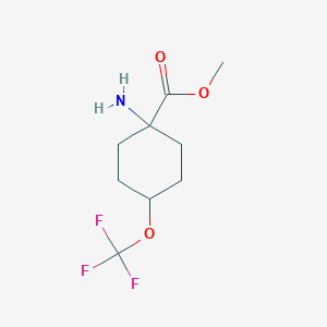 Methyl 1-amino-4-(trifluoromethoxy)cyclohexanecarboxylate
