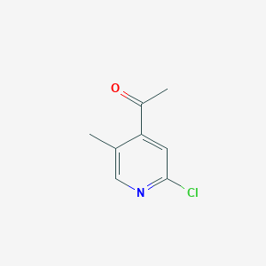 1-(2-Chloro-5-methylpyridin-4-YL)ethanone