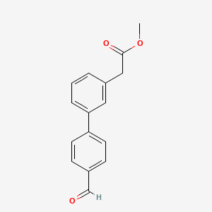 4'-Formyl-biphenyl-3-acetic acid methyl ester