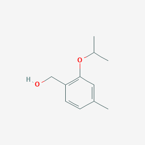 molecular formula C11H16O2 B8096363 (2-Isopropoxy-4-methylphenyl)methanol 