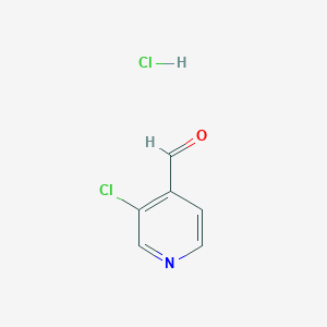 molecular formula C6H5Cl2NO B8096397 3-Chloroisonicotinaldehyde hydrochloride 