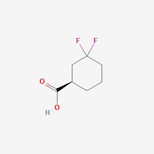 (1R)-3,3-difluorocyclohexane-1-carboxylic acid