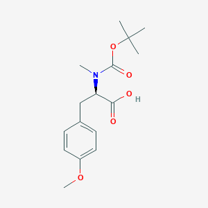 molecular formula C16H23NO5 B8096505 N-Boc-N-methyl-4-methoxy-D-phenylalanine 