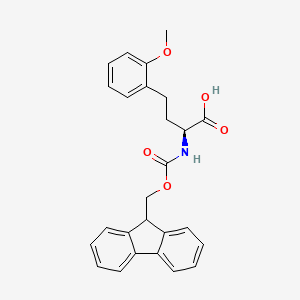 molecular formula C26H25NO5 B8096569 Fmoc-2-methoxy-L-homophenylalanine 