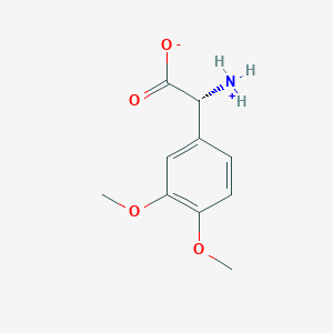 (2R)-2-azaniumyl-2-(3,4-dimethoxyphenyl)acetate