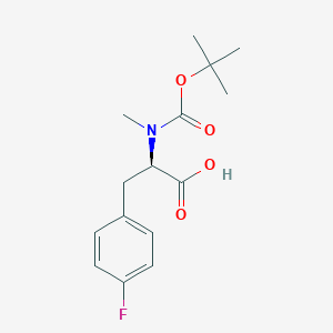 N-Boc-N-methyl-4-fluoro-D-phenylalanine