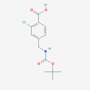 4-[(Boc-amino)methyl]-2-chlorobenzoic acid