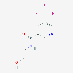 N-(2-Hydroxyethyl)-5-(trifluoromethyl)pyridine-3-carboxamide