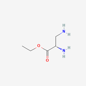 molecular formula C5H12N2O2 B8096690 3-Amino-L-alanine ethyl ester 2HCl 