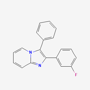 molecular formula C19H13FN2 B8096725 2-(3-Fluorophenyl)-3-phenylimidazo[1,2-a]pyridine 