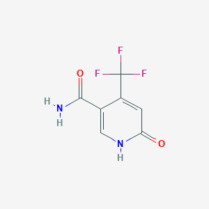 molecular formula C7H5F3N2O2 B8096753 6-羟基-4-(三氟甲基)烟酰胺 CAS No. 1806317-11-2