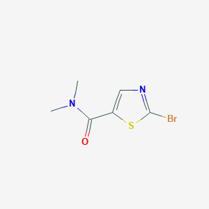 molecular formula C6H7BrN2OS B8096770 2-Bromo-N,N-dimethyl-5-thiazolecarboxamide 