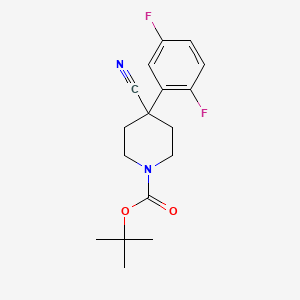 1-Boc-4-cyano-4-(2,5-difluorophenyl)-piperidine