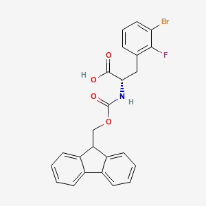 N-Fmoc-3-bromo-2-fluoro-L-phenylalanine