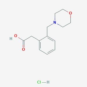 2-[2-(Morpholinomethyl)phenyl]acetic acid HCl