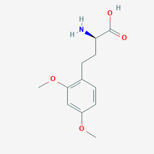 molecular formula C12H17NO4 B8096947 2,4-Dimethoxy-D-homophenylalanine 